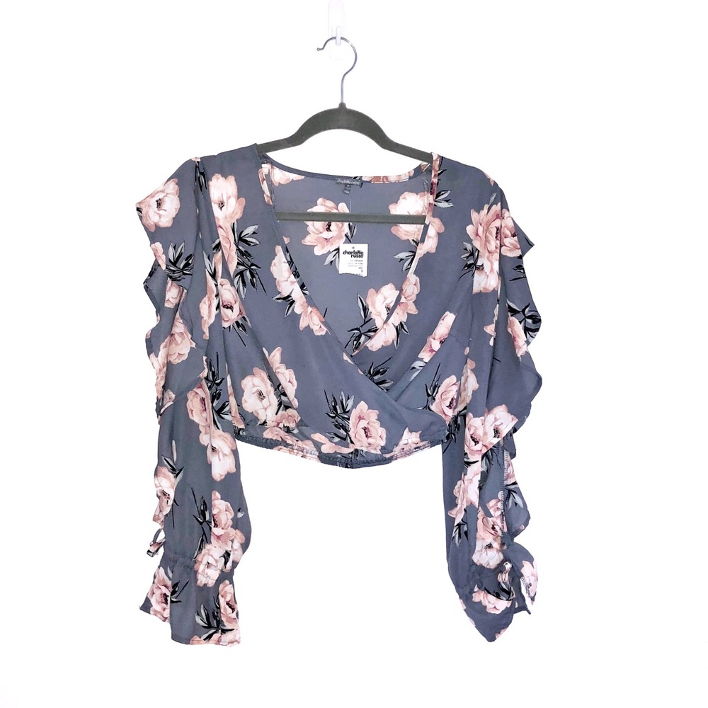 Charlotte Russe Loose Floral Blouse